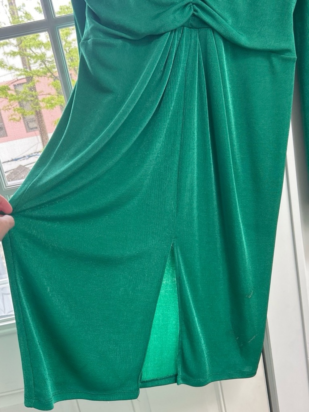 ASOS Curve Green Ribbed Tank Top - Picture 4 of 7